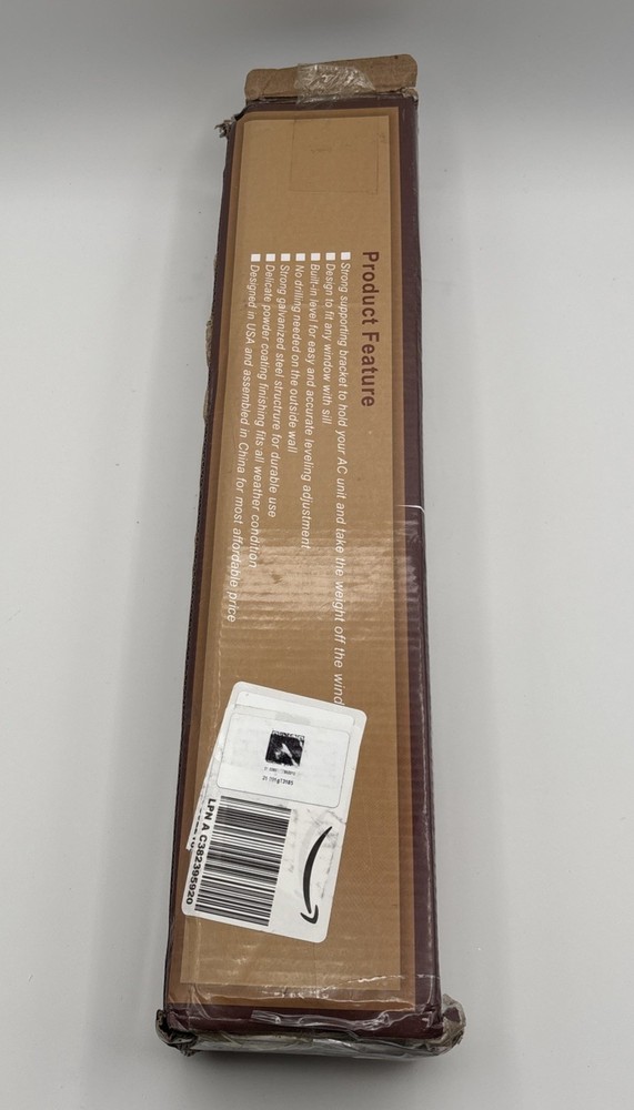 Universal Window Air Conditioner Mounting Support Bracket - Heavy Duty - 200 lbs