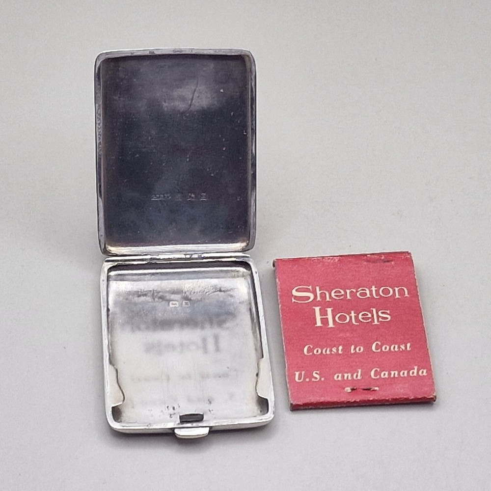 Sterling Silver Matchbook Case by Charles Perry & Co 1922