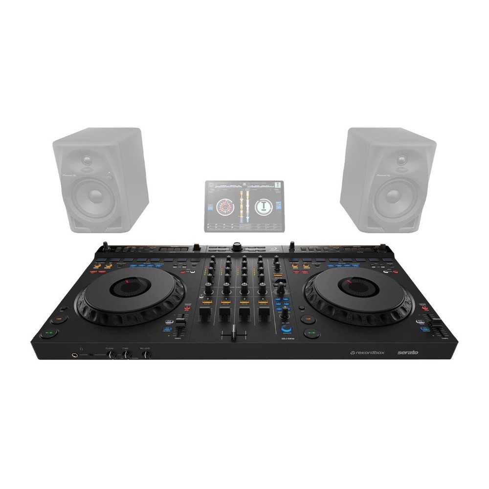 AlphaTheta DDJ-GRV6 4-Channel DJ Controller w Decksaver Cover Package