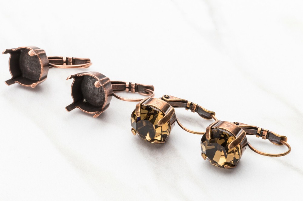 11mm | Classic Drop DIY Earring Bases | (EE 11)