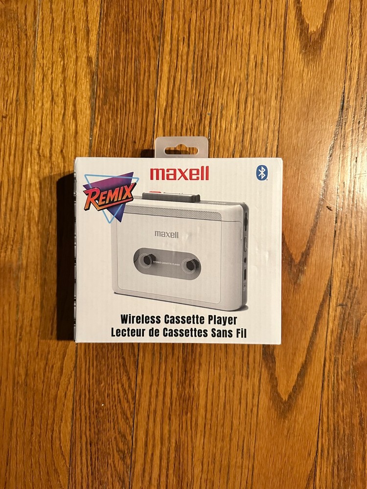 maxell MXCP-P100 White Portable Cassette Player Bluetooth (US Version) NEW