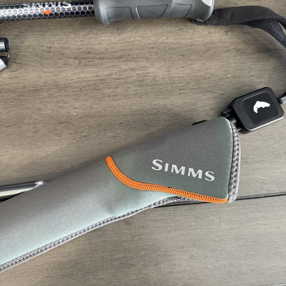 Simms Wading Staff - Brand New - With Retractor - 55” Long