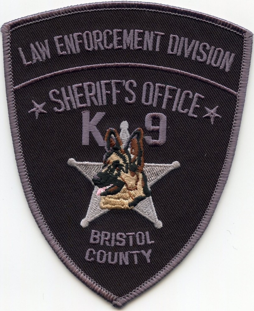 BRISTOL COUNTY MASSACHUSETTS K-9 SHERIFF POLICE PATCH