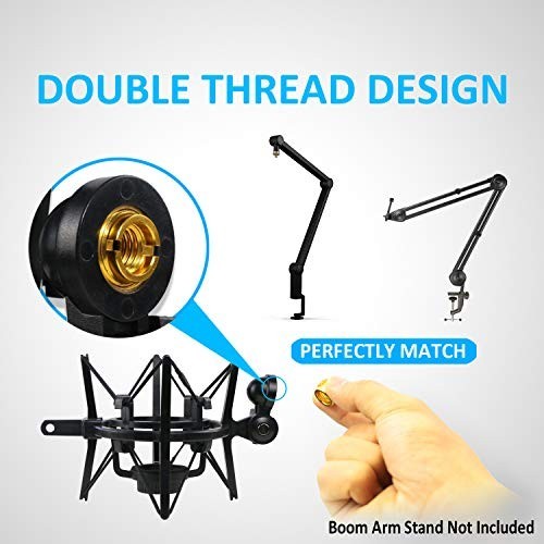 Shock Mount with Pop Filter & Windscreen for Bluebird SL Microphone - Vibration