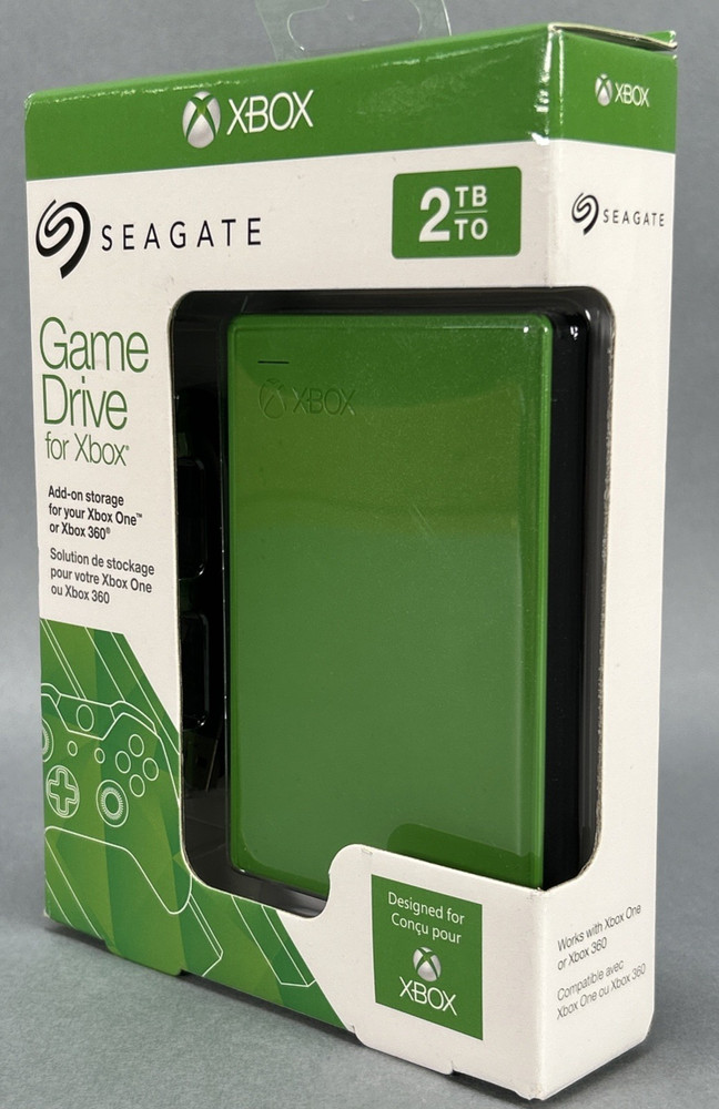 Seagate Game Drive 2TB External Hard Drive SEALED - Green (STEA2000403)