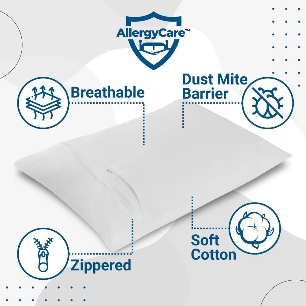 AllergyCare™ Cotton Pillow Protector