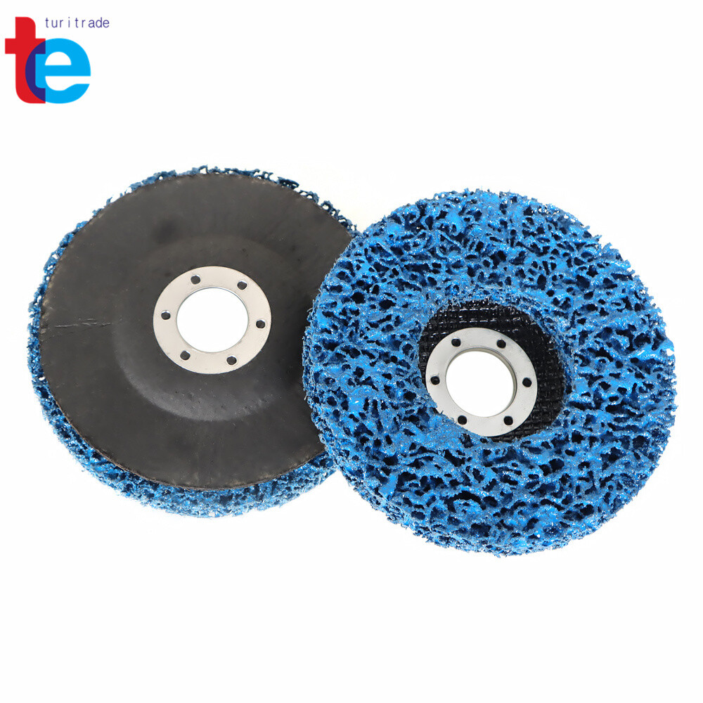 10 Pack 4.5" x 7/8" Strip Disc Wheel Paint Rust Removal Clean For Angle Grinder