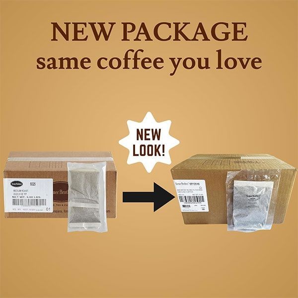 Farmer Brothers Ground Coffee 40 pk 2 oz ea Filter pack, Individually Wrapped