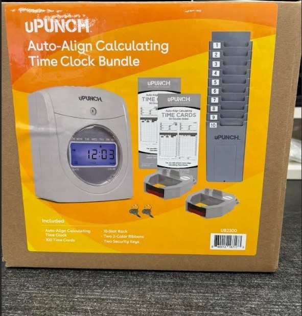 uPUNCH AUTO-ALIGN CALCULATING TIME CLOCK BUNDLE UB2300