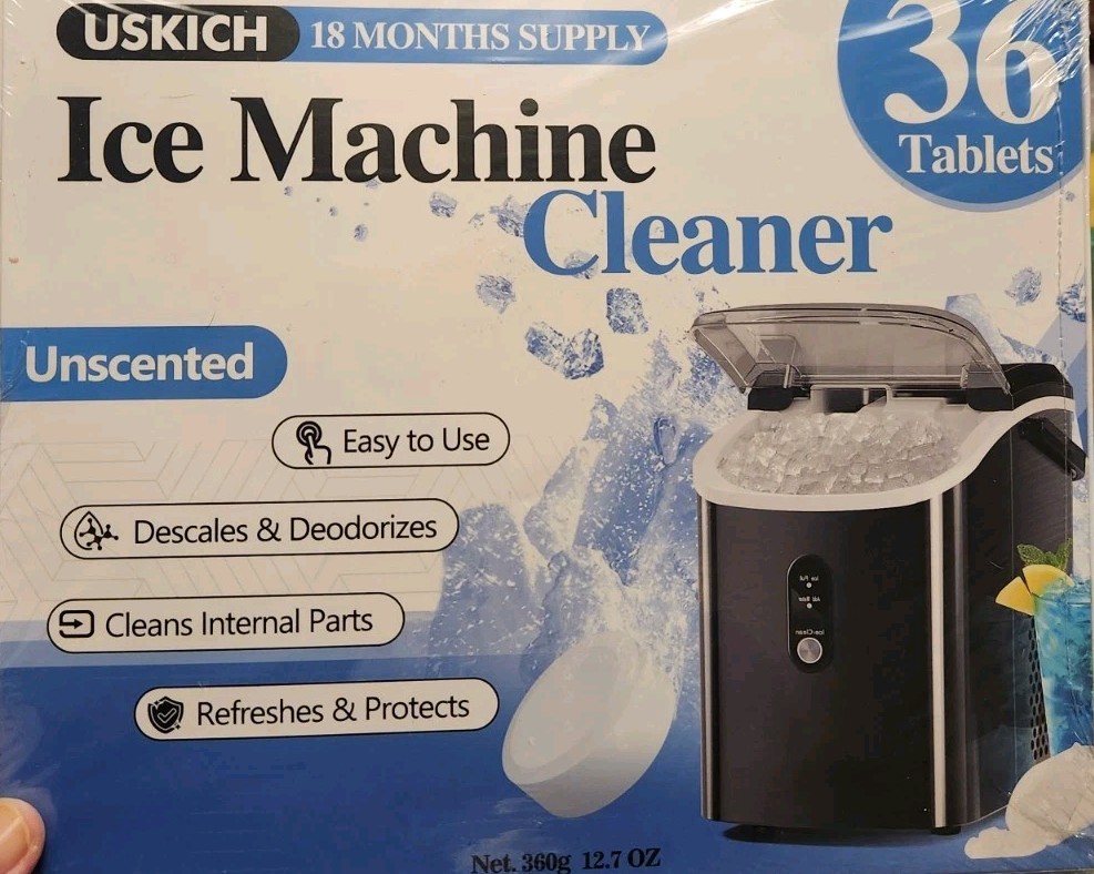 USKICH Ice Machine Cleaner Descaler Tablets, 36 Pack  Cleaner Compatible (UU)