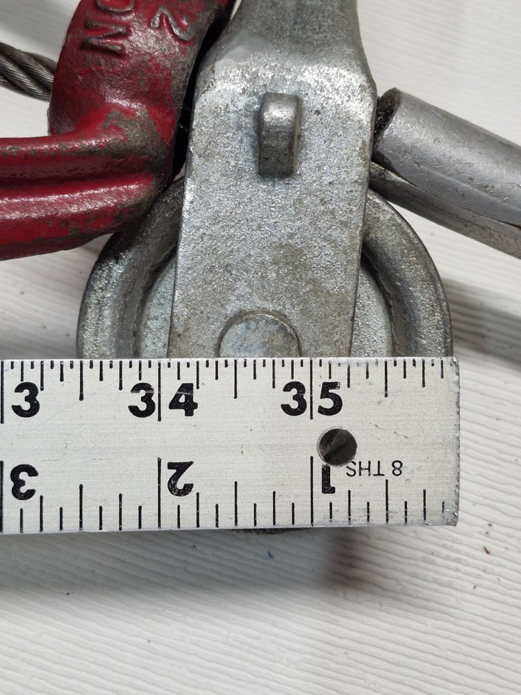 2 ton Wyeth-Scott More Power Puller Wire Cable, With Double Line