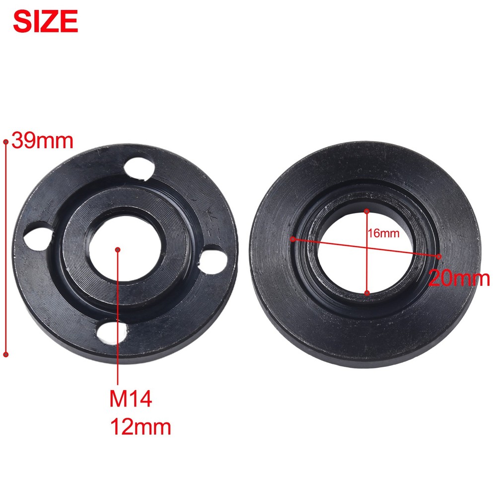 Easy Installation Angle Grinder Pressure Plate Inner Outer Flange Nut Set