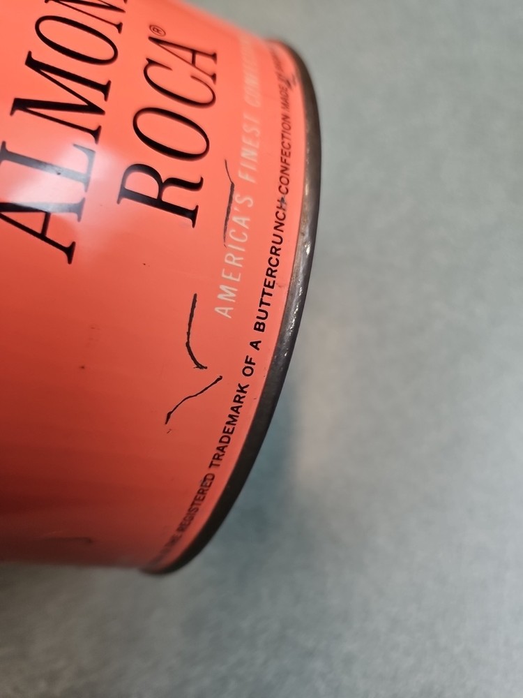 Vintage 14 oz. Almond Roca Tin