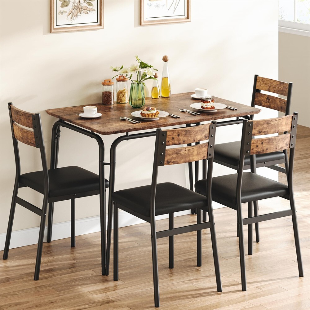 ✔️Dining Table 5 Piece Kitchen & Dining Room Sets for Small Space Table and Cha