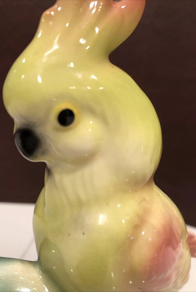 Parrot Planter Vase Vintage Ceramic USA