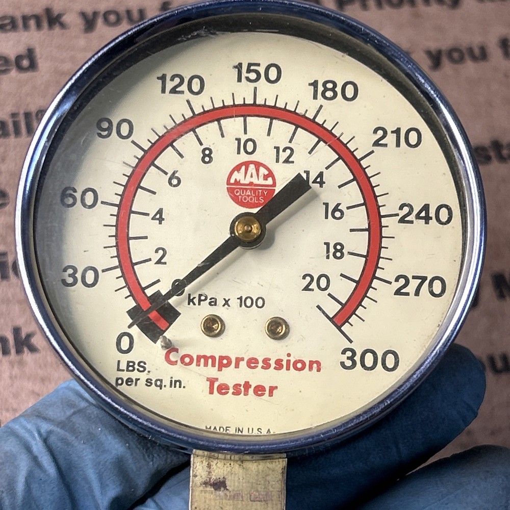 MAC Tools CT25 Cylinder Compression Tester USA Made - Heavy Duty