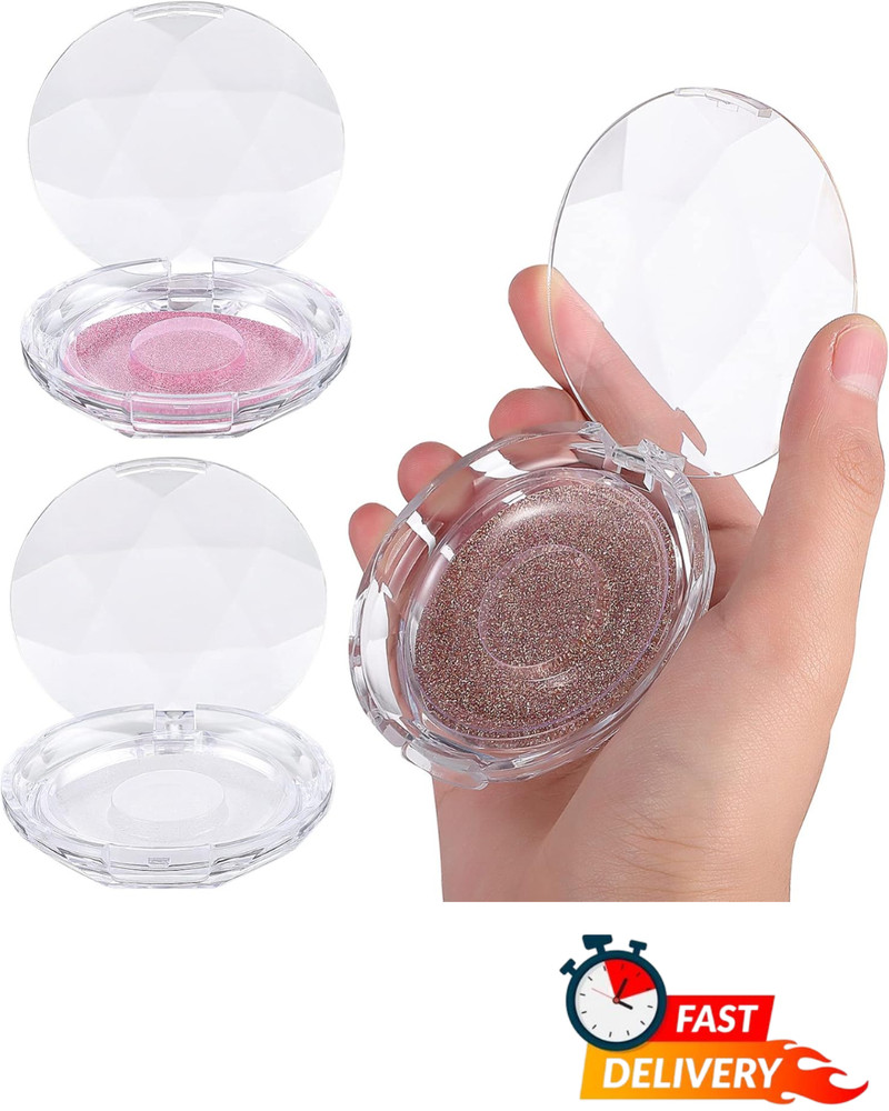3Pc Eyelash Storage Case Organizer Clear Plastic Travel Lash Holder Container