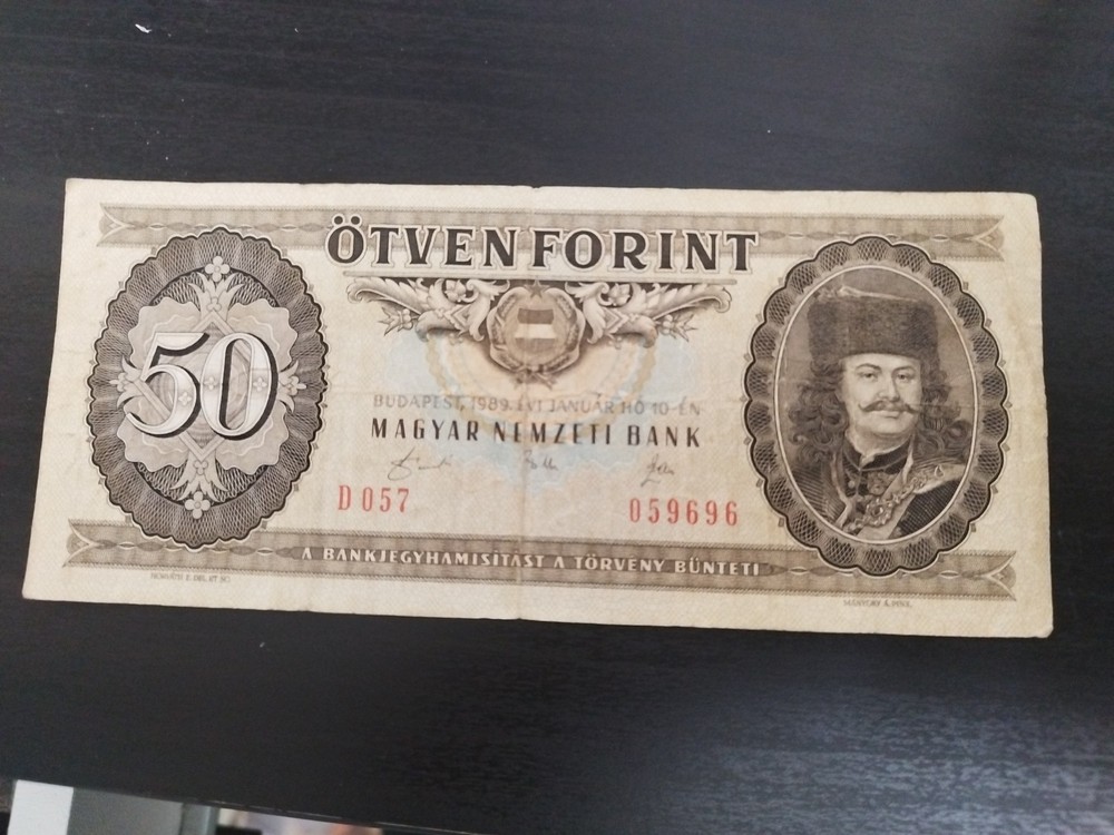 Hungary 50 Florint 1989