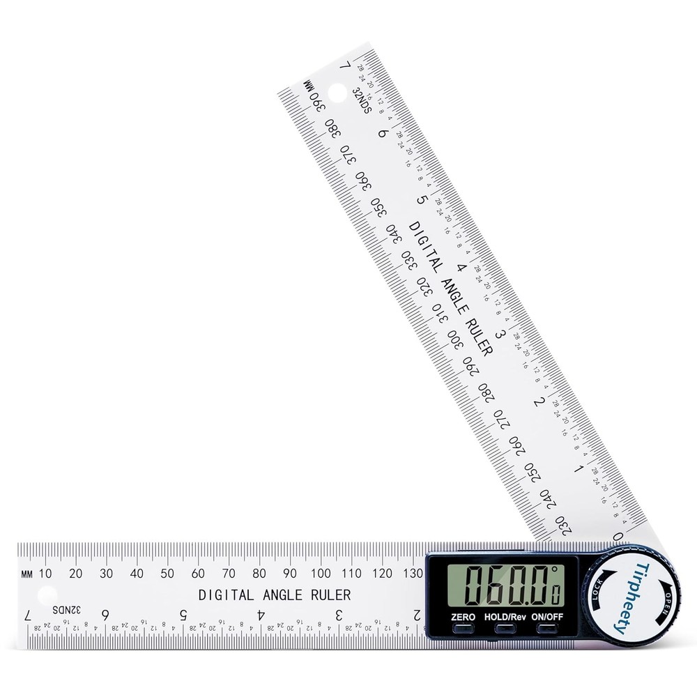 Digital Angle Finder Protractor, 3rd Generation Quick Display Gauge Ruler
