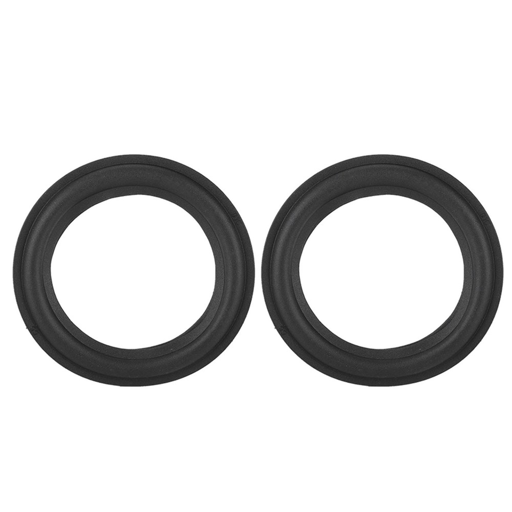 2 Speaker Rubber Edge Black 4'' Repair Part Replacement