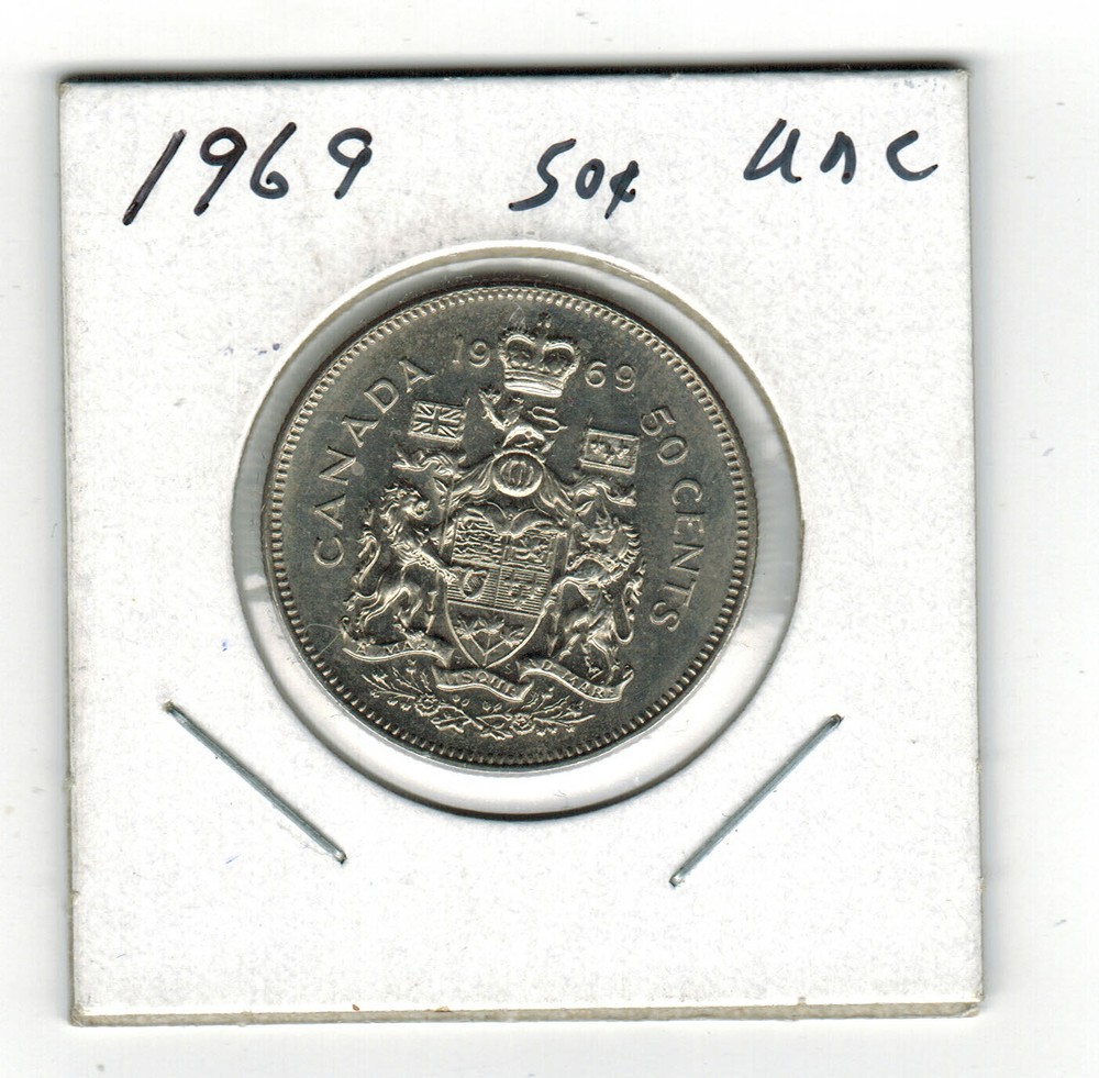 1969 Canadian Half Dollar