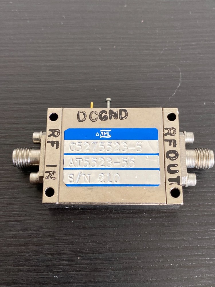AML Microwave Amplifier AT5523-55 0.03 - 1.8GHz 33dB