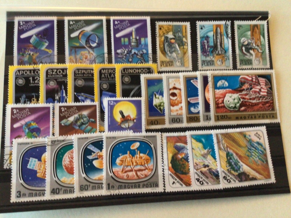 Space Exploration on stamps A11037