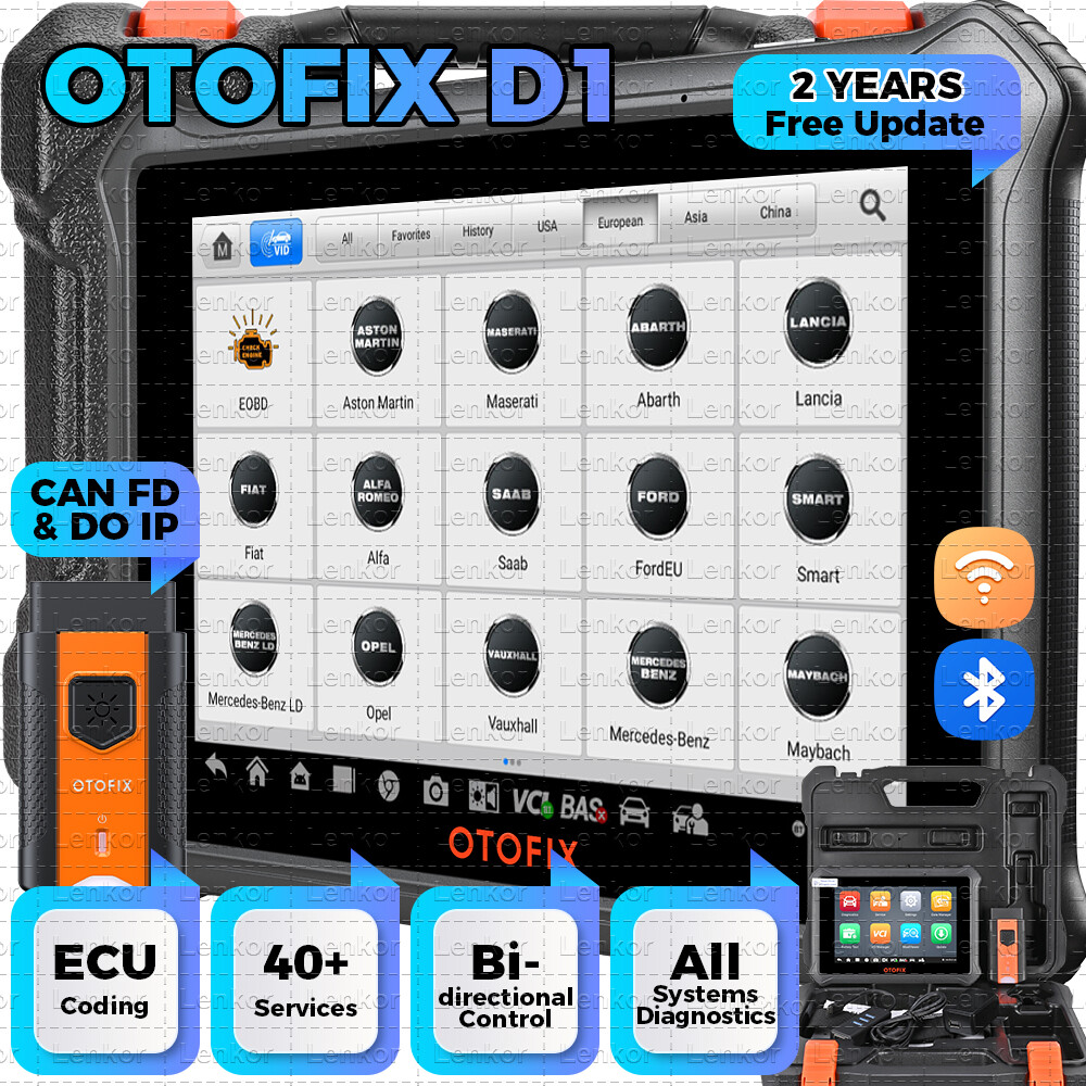 2025 OTOFIX D1 Auto Full System Diagnostic Scanner Bidirectional Key Coding TPMS