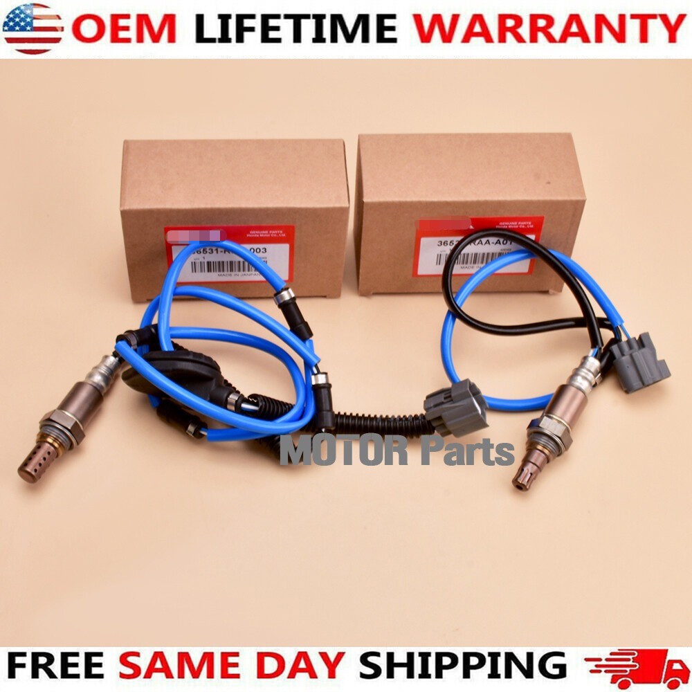 NEW OEM 2PCS Upstream & Downstream Oxygen Sensor O2 2003-07 FOR Accord 2.4L