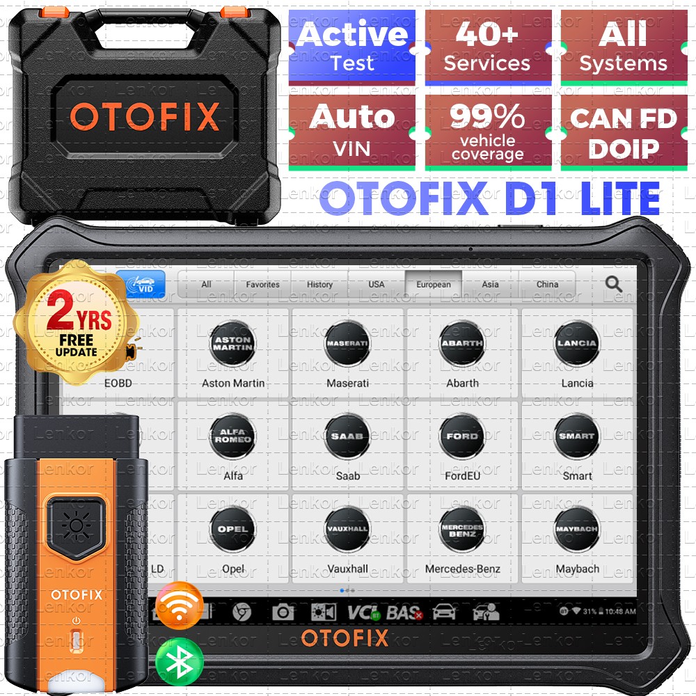 2025 OTOFIX D1 Lite Car Bidirectional Scanner Full System Diagnostic Coding Tool