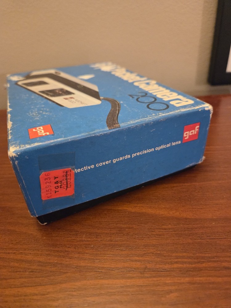 GAF Pocket Camera 200 Vintage In Box