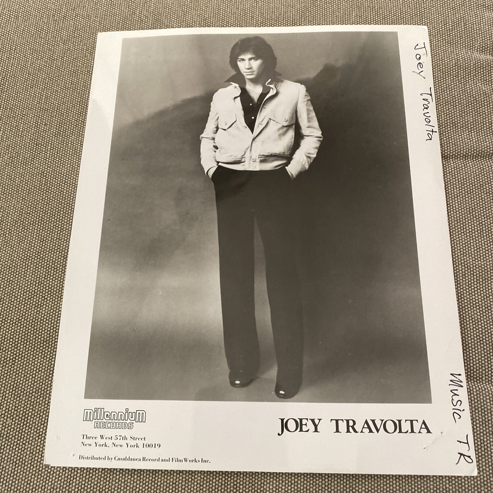Joey Travolta Press Photo 8x10”. See Description.
