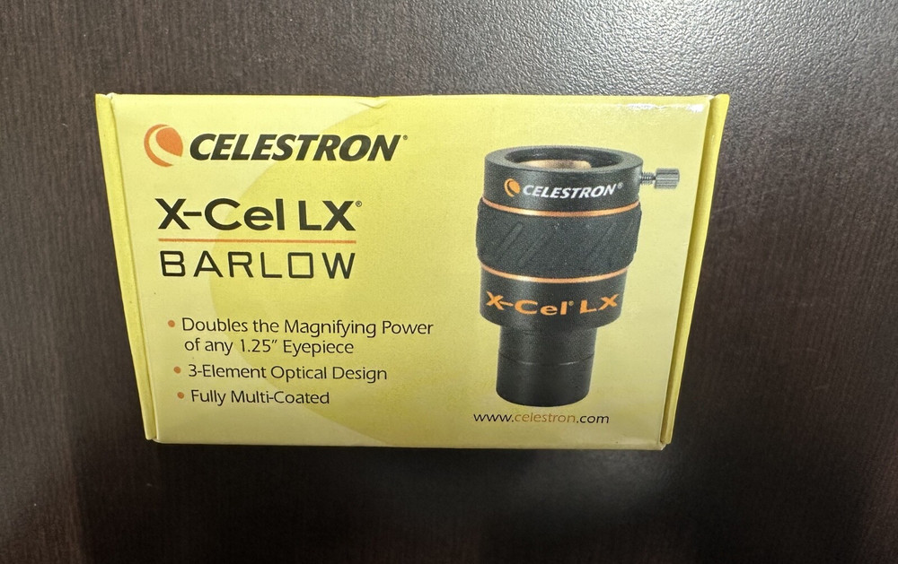 Celestron X-CEL LX 1.25" 2X Barlow Lens