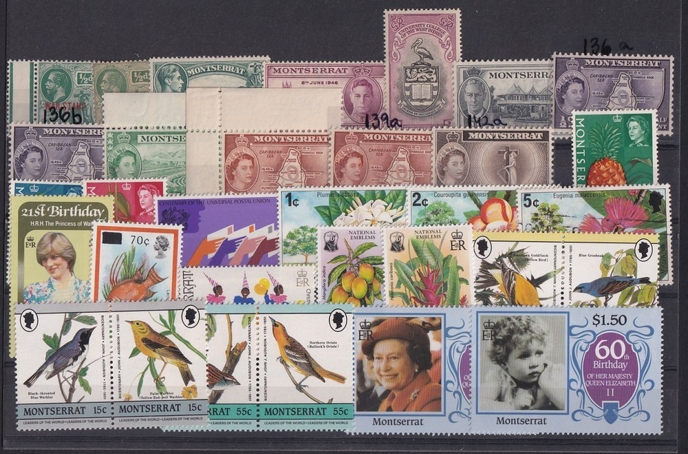 Montserrat collection mint collection (45+3 booklet)