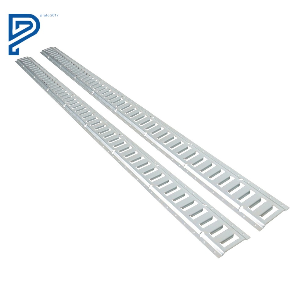 32 Pack 8' E Track Tie Down Rail Kit Galvanized Horizontal Secure Load Silver