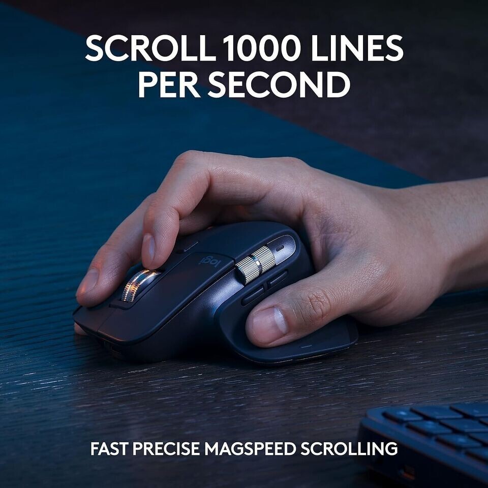 Logitech MX Keyboard & Mouse Combo w/ Palm Rest
