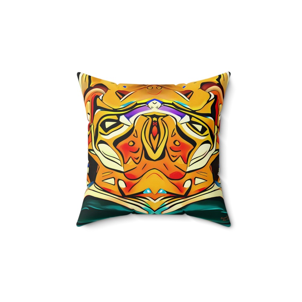 Spun Polyester Square Pillow unique colors NARS