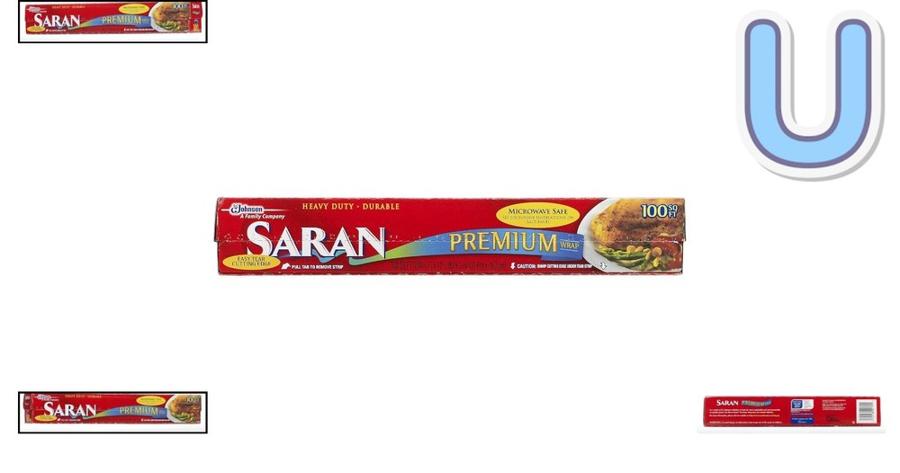 Saran 100 Sq Ft Plastic Wrap - Superior Moisture Locking and Freshness