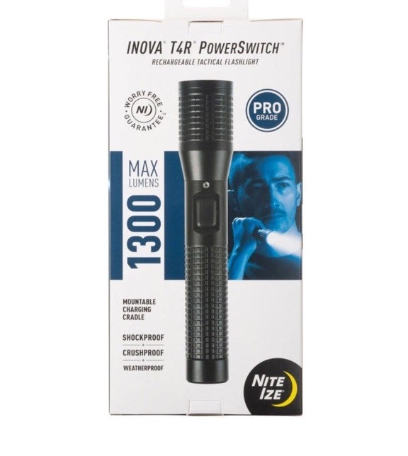 Nite Ize Inova T4R Powerswitch Flashlight Tactical Rechargeable