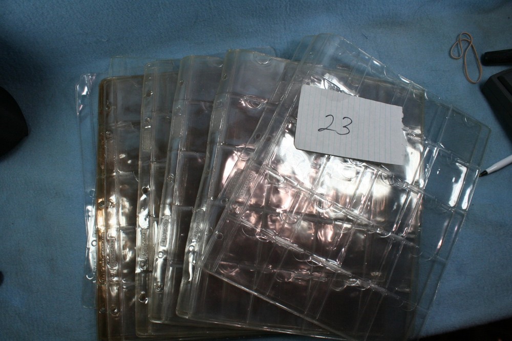23 Slide/Coin Storage Pages, Bogen