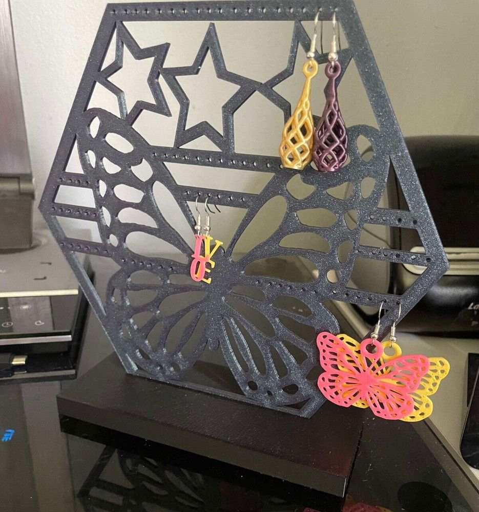 Cute Butterfly Star Earring Display Stand