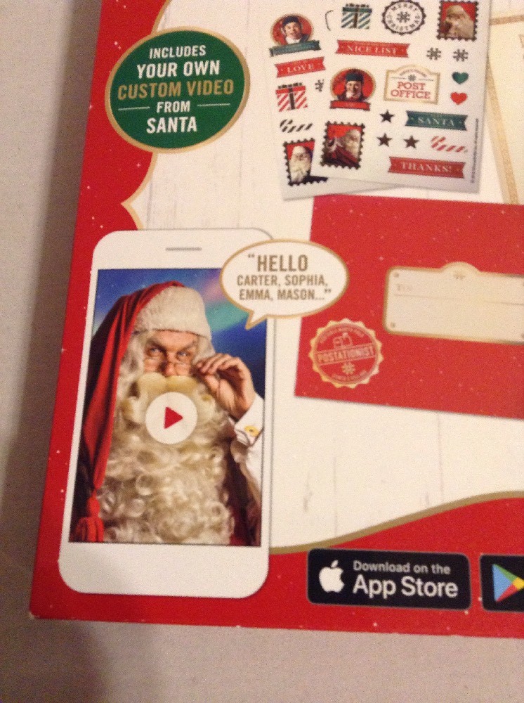 Santa Letter Kit Ages 3+ Includes Custom Video Reply From Santa!