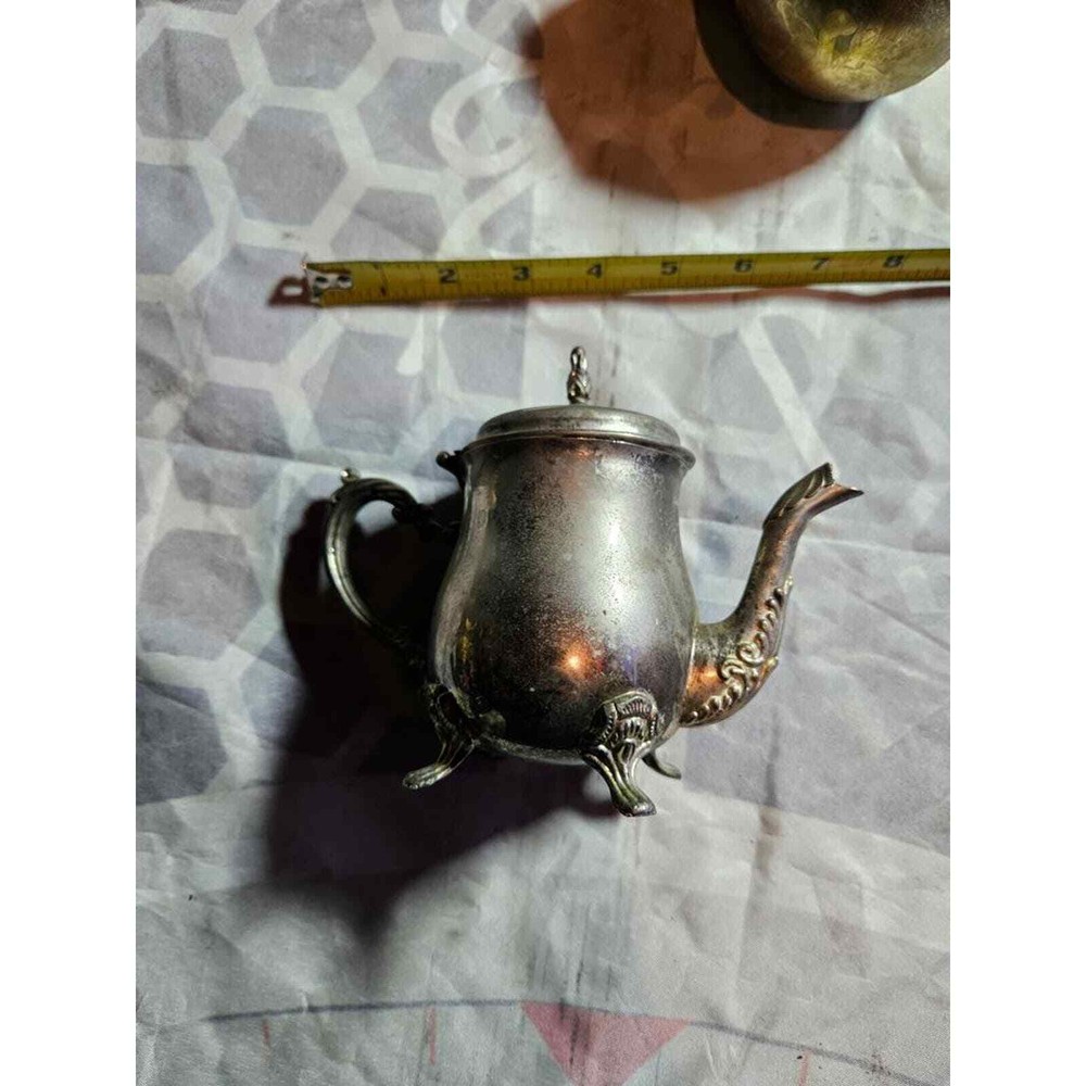 Vintage silver plated coffee pot