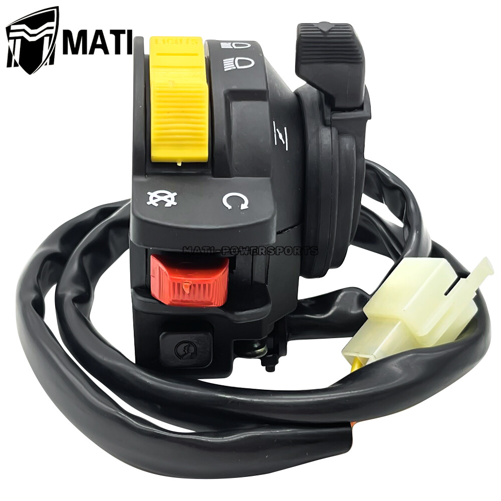 Left Handlebar Control Switch Start Stop Headlight for Arctic Cat ATV 3509-017