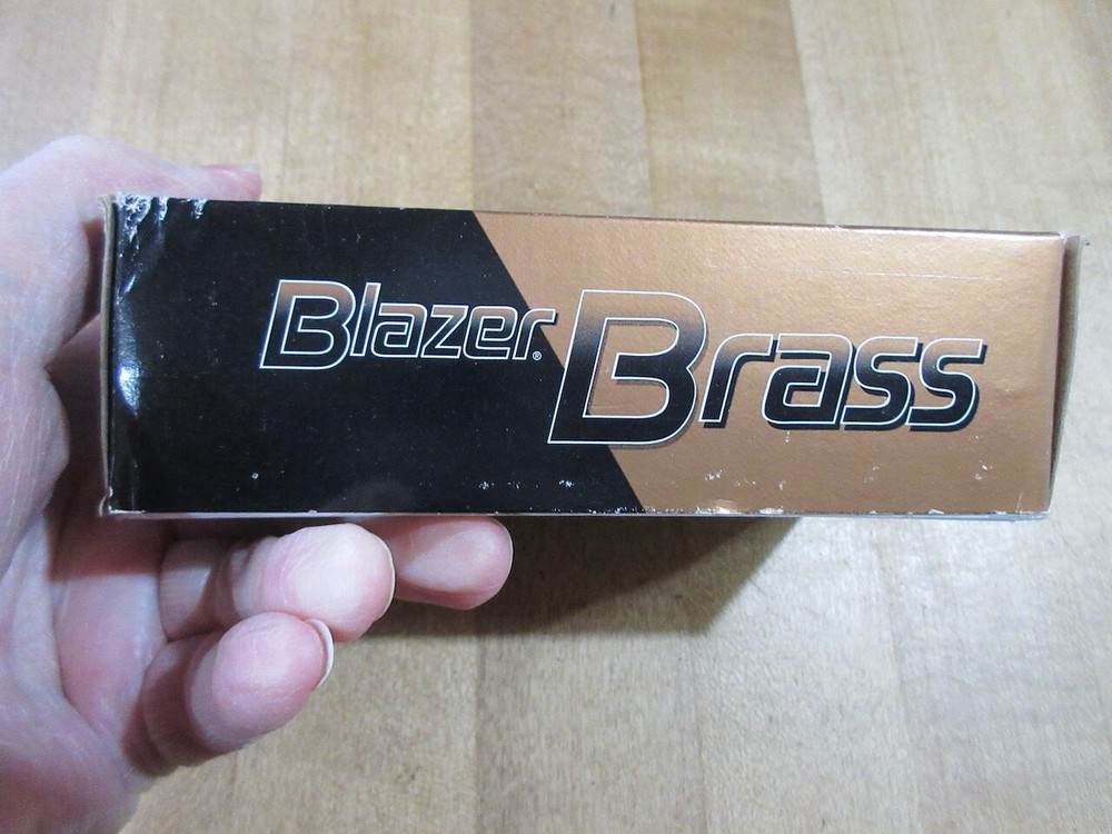 Empty Ammo Box Blazer Brass CCI 357 Magnum with insert