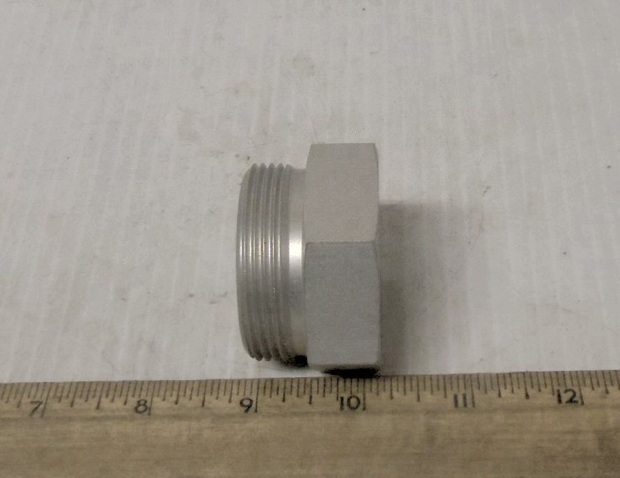 Threaded Hex Head Aluminum Cap or Plug or (?) (NOS)