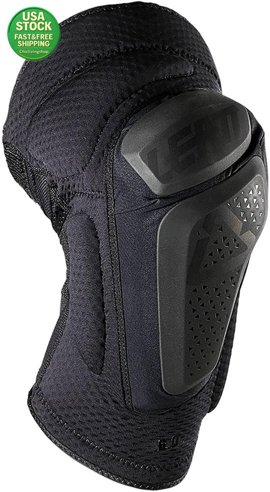 Knee Guard 3DF 6.0 Black Large X-Large Impact Foam Hard Shell Silicone