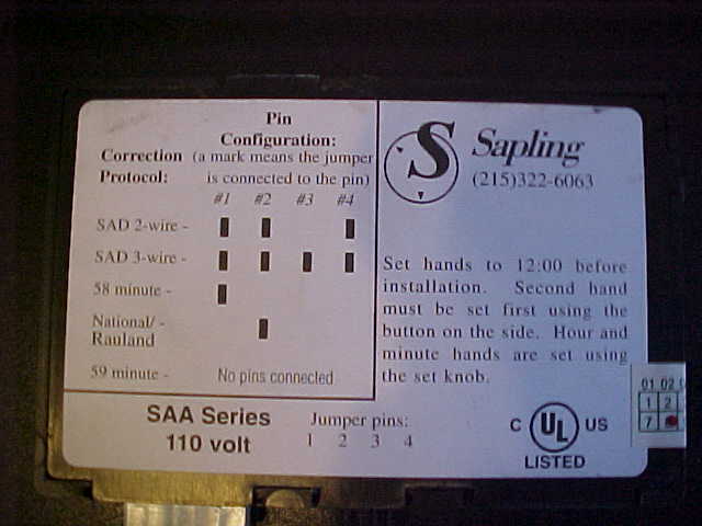 Round Sapling SAA Series Clock