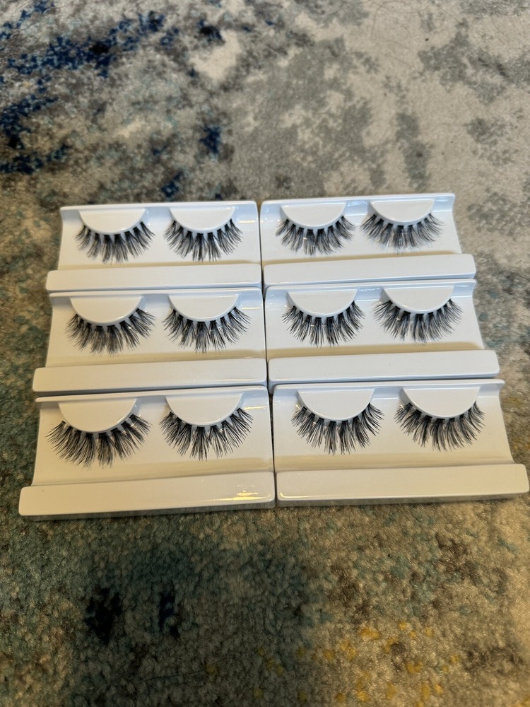 6 Rounded Natural False Strip Lashes