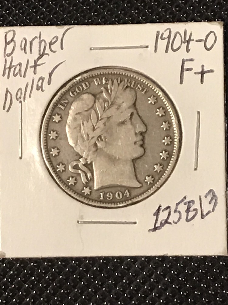 1904-O  Barber Half Dollar   F+  **KEY DATE**